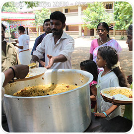 Food Feeding (108 People) on Guru Purnima