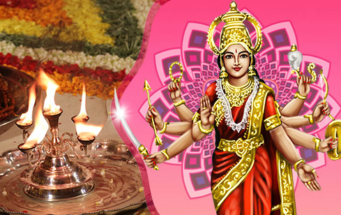 Archana (Pooja) to Lakshmi at Tanjore 