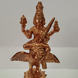 5 inch Owl Lakshmi Statue