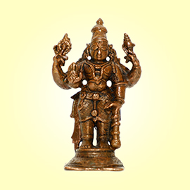 2.5-Inch Mahavishnu Statue 