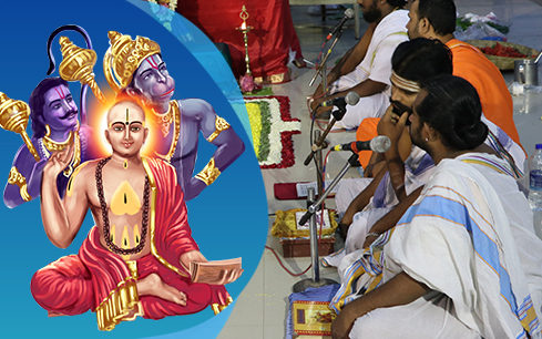Archana to Madhavacharya, Bhima & Hanuman