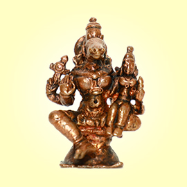 Boovavarahar Statue with Lakshmi 1.5 inch