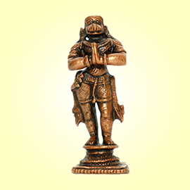 Hanuman statue 2.5 inch (Bhaktha Hanuman Standing)