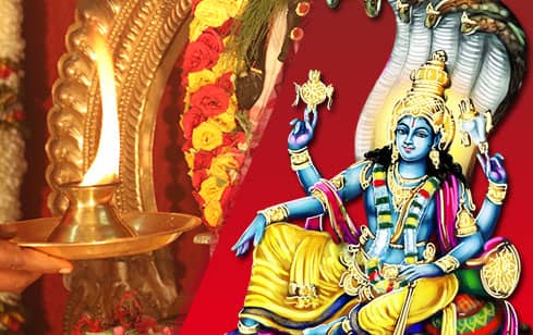 Vishnu as Saranatha Perumal at Powerspot