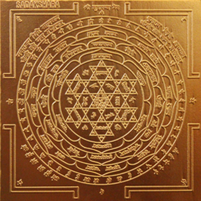 Energized 3-Inch Sadakshara Yantra