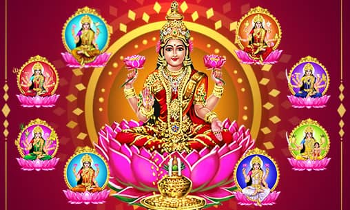 Archana (Pooja) to Ashtalakshmi (8 Forms of Lakshmi) at Ashtalakshmi Powerspot
