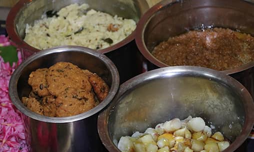 Food Feeding to Vedic Priests on Dwadashi (