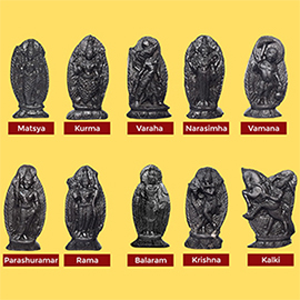 Shaligram Statues (Set of 10)*