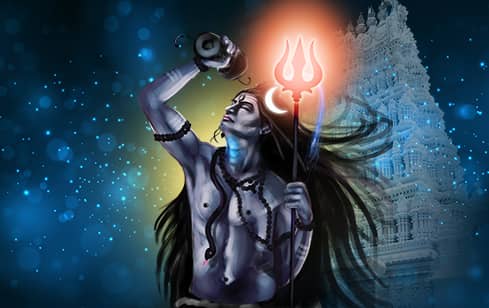 Shiva as Akashyanatha Swamy at Powerspot 