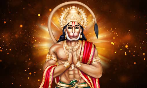 Archana (Pooja) to Hanuman at Melakaveri Powerspot