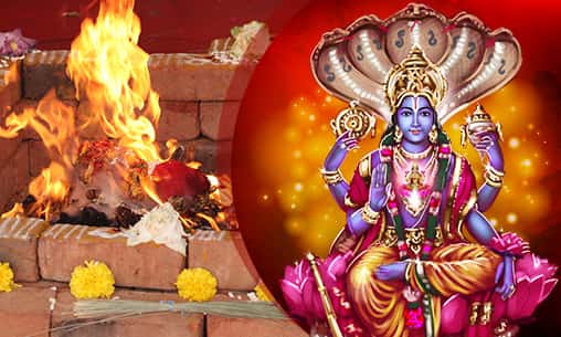 5-Priest Vaikunta Srinivasa Ashtakshari Fire Lab to Manifest Desires and Material