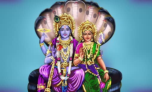 Archana to Vishnu & Goddess Lakshmi at Tanjore Powerspot-