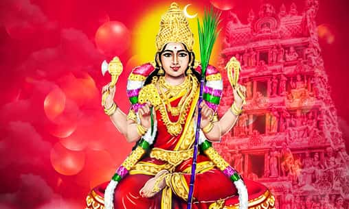 Archana (Pooja) to Goddess Lalita Devi at Tiruvarur Powerspot