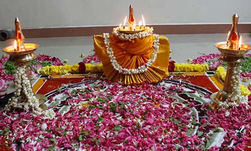 Devi Pooja (Pooja Dedicated to Goddess Bhagavati) at Bhagavati Powerspot