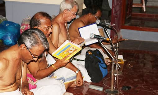 3-Priest Sri Rudram and Chamakam (Hymn for Wish-Fulfillment & Sin-Dissolution) Chanting with Anna Abishekam
