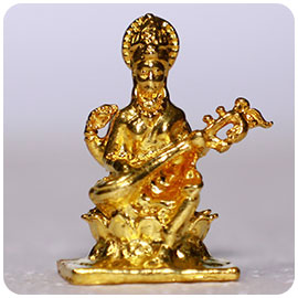 1.25-Inch Saraswati Statue
