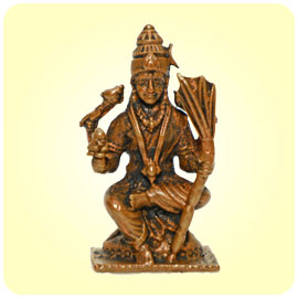 1.5-Inch Rajarajeshwari Statue