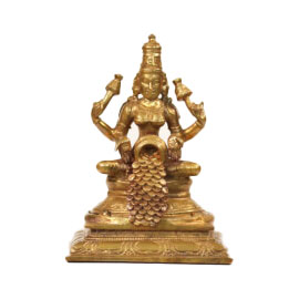 2.5-Inch 5 Metal Lakshmi Statue