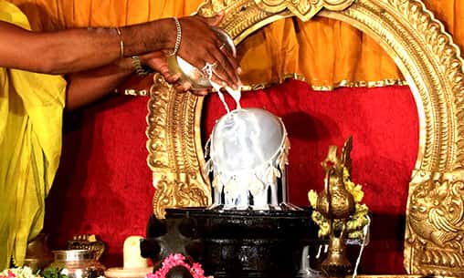 Ksheera Dhara (Hydration Pooja with Cow Milk) to Shiva at Kerala Powerspot