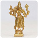 2.5 Inch 5 Metal Kamakshi Statue