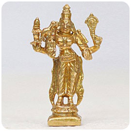 2.5-Inch 5-Metal Kamakshi Statue