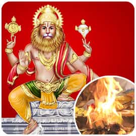 Individual 9-Priest Nava Narasimha Homa (Fire Lab to 9 Divine Forms of Narasimha)
