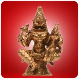 Energized 1.5-Inch Lakshmi Narasimha Statue