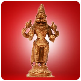 Energized 2 Inch Narasimha Statue