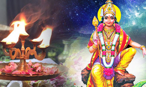 Archana (Pooja) to Muruga at Thiruvaiyaru Powerspot