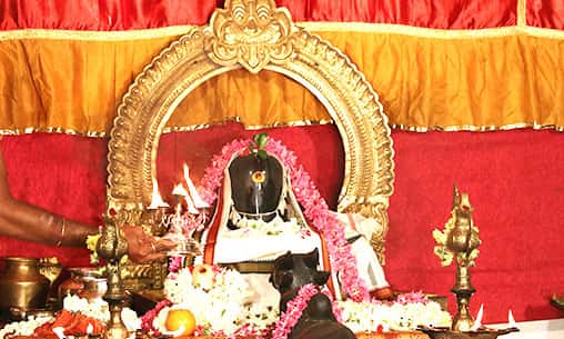 Archana (Pooja) to Shiva at Thirucherai Powerspot