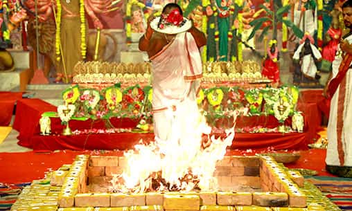 Kala Bhairava Ashtakam (Octet on Kala Bhairava) Chanting & 5-Priest Samhara Bhairava Fire Lab to Dissolve Afflictions & Karma & Grant Prosperity