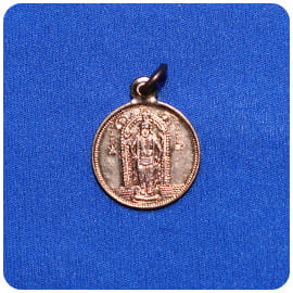 Guruvayurappan Pendant: Copper