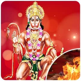 Individual Hanuman Fire Lab for Courage, Strength & Protection 