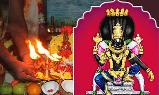 Archana (Pooja) to Narasimha at Thiru Adanur Powerspot