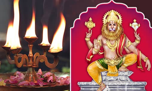 Archana (Pooja) to Narasimha at Tiruchirappalli Powerspot Archana (Pooja) to Narasimha at Tiruchirappalli Powerspot