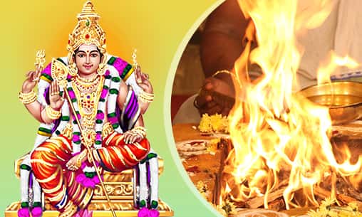 Subramanya Kavacham (Armor of Muruga) Chanting with 4-Priest Sadyojata Mukha Shanmuga Fire Lab Invoking Muruga’s Wish-Fulfillment Blessings