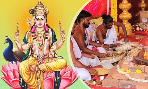 Subramanya Stavam (Armor of Muruga) Chanting and Vamadeva Mukha Shanmuga Fire Lab Invoking Muruga’s Wisdom and Prosperity Blessings 