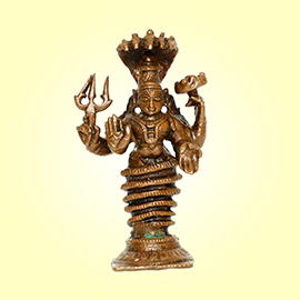 2-Inch Rahu Statue