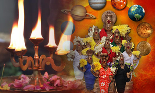 Navagraha Pooja (Pooja to 9-Planets) (For 4 Family Members)