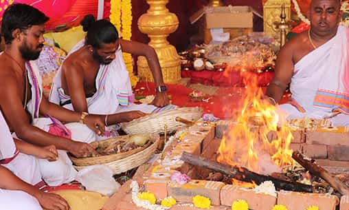 4-Priest Grand Veera Kubera Fire Lab For Courage, Protection & Prosperity on Tritiya Day 
