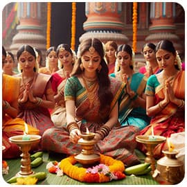 Vilakku Pooja Sponsorship (9 Sumangali)