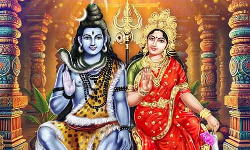 Archana (Pooja) to Shiva & Parvati at Kumbakonam Powerspot Archana (Pooja) to Shiva & Parvati at Kumbakonam Powerspot