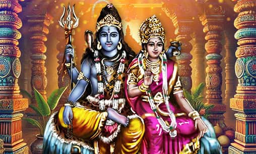 Archana (Pooja) to Shiva & Parvati at Ariyalur Powerspot Archana (Pooja) to Shiva & Parvati at Ariyalur Powerspot