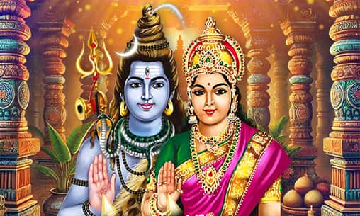 Archana (Pooja) to Shiva & Parvati at Thirudevankudi Powerspot Archana (Pooja) to Shiva & Parvati at Thirudevankudi Powerspot