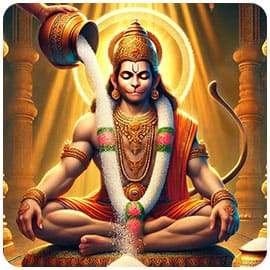 Group Rice Pudding Ritual to Hanuman at Kerala Powerspot