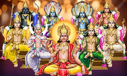 Archana (Pooja) & Abishekam (Hydration Ceremonies) to Navagraha on Jupiter Transit Day 