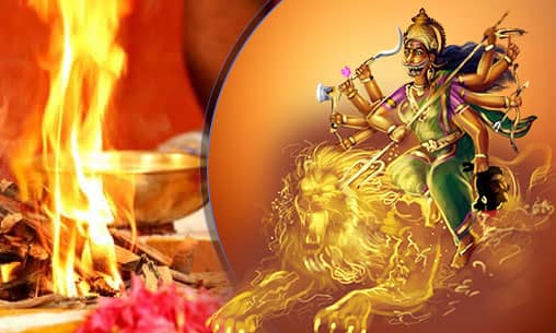 5-Priest Jwala Jihwa Pratyangira Fire Lab to Destroy Impurities, Ignorance & Help Attain Victories in Personal and Professional Life on Krishna Paksha Ashtami Day