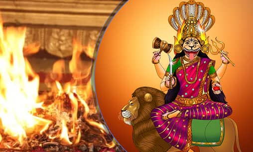 5-Priest Nikumbala Pratyangira Fire Lab For Power Over Enemies & Destruction of Evil Forces on Krishna Paksha Ashtami Day