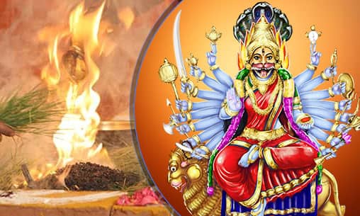 5-Priest Simha Mukhi Pratyangira Fire Lab to Overcome Misfortune, Effects of Sins & Empower Personal Growth on Krishna Paksha Ashtami Day
