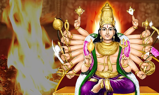 Sudarshana-Fire-Lab 2-Priest Individual Jupiter Planetary Blessings Fire Lab*